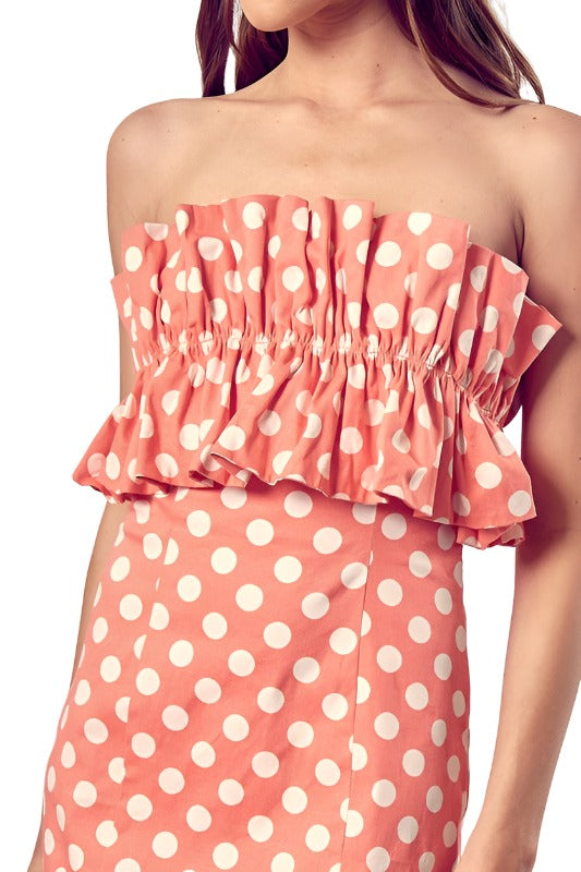 Ruffle Polka Dot Dress