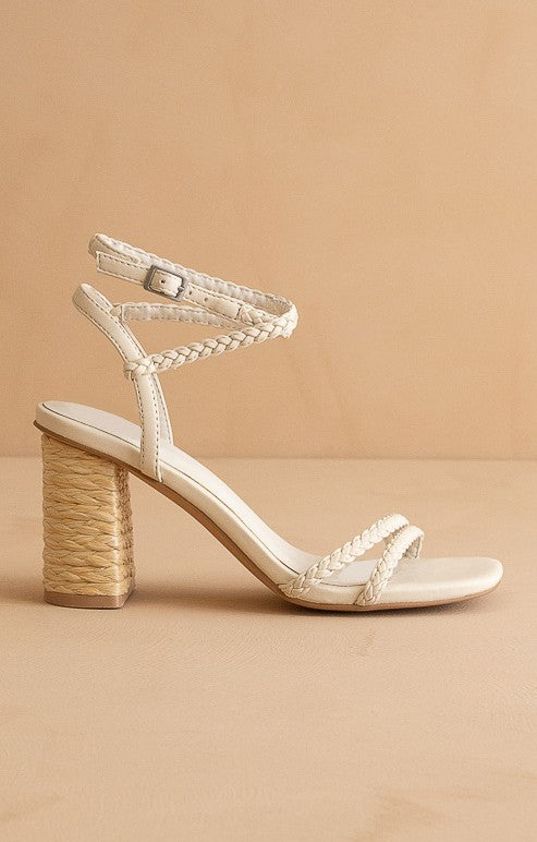 The Colmar - Jute Heel Braided Sandals