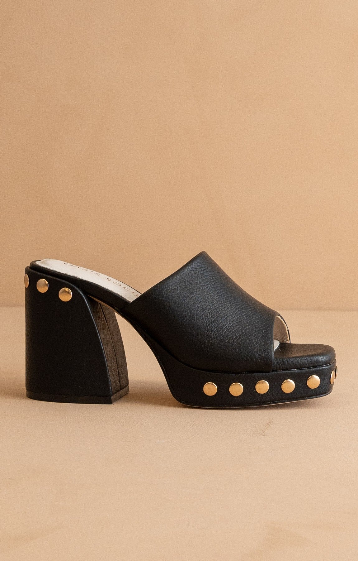 Leona - Studded Platform Heels