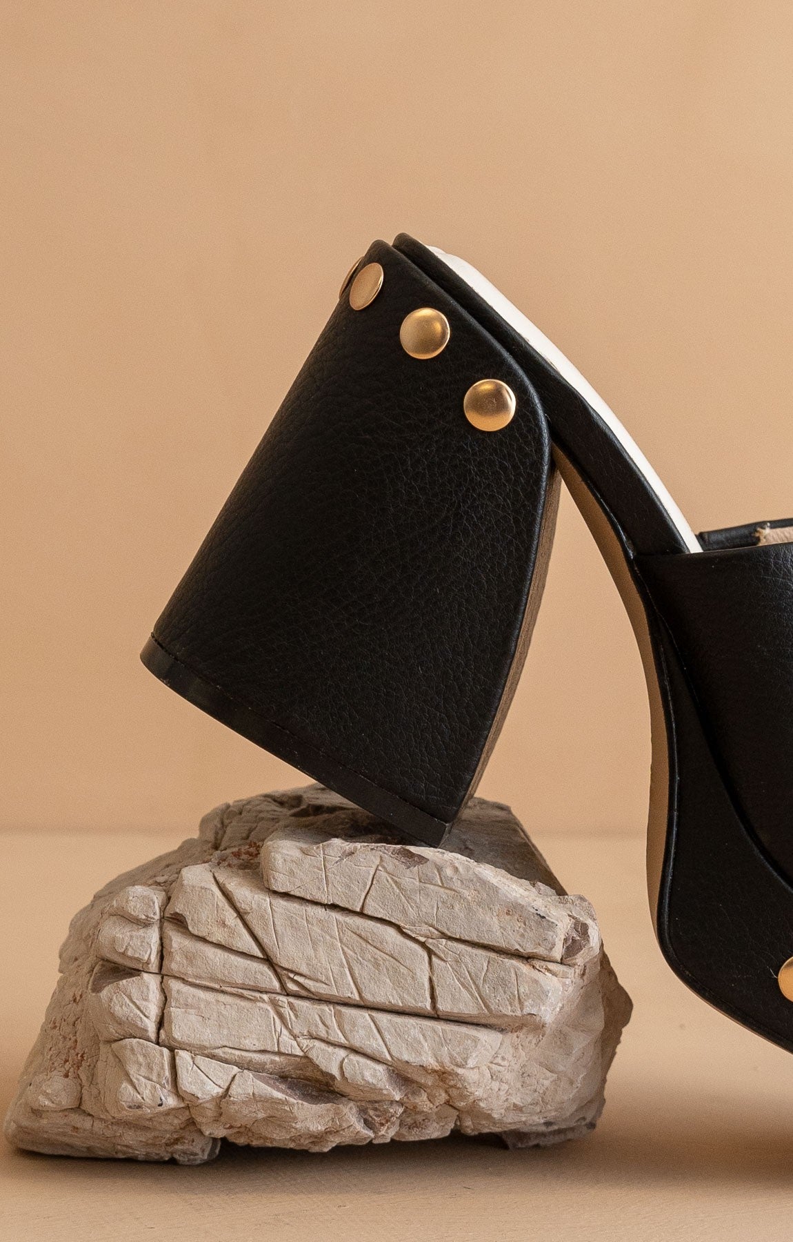 Leona - Studded Platform Heels