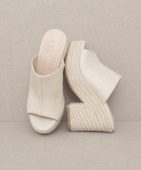 Melissa - Espadrille Platform Slide