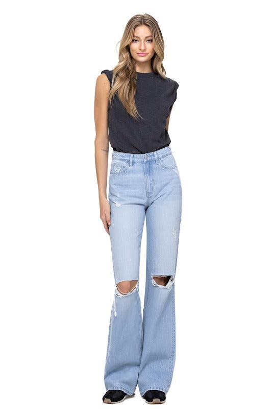 90's Vintage Flare Jeans - The Lelia