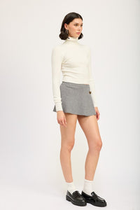 TURTLE NECK LONG SLEEVE TOP