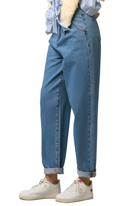 Super High Waist Slouch Jeans