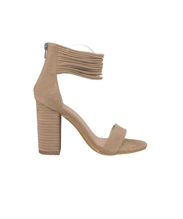 Blake - Strappy Ankle Wrapped Heel - The Lelia