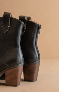 Tara - Two Paneled Western Boots