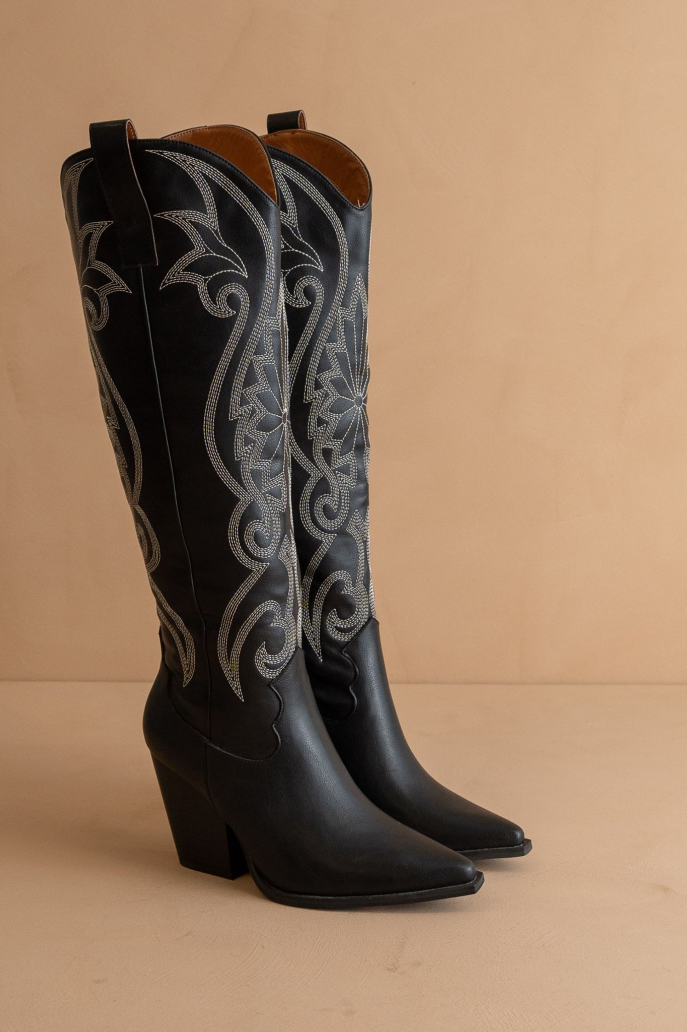 The Astrid - Knee High Cowboy Boots