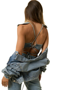 Backless Puffle Jumpsuit