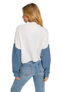 Color Block Oversize Sweater - The Lelia