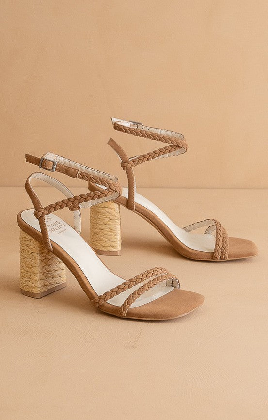 The Colmar - Jute Heel Braided Sandals