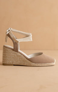 Alondra - Lace Up Espadrille Wedges