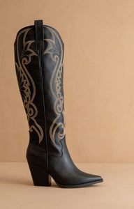 The Astrid - Knee High Cowboy Boots