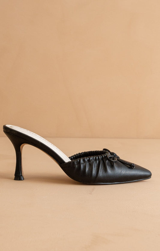 Maven - Pointed Kitten Heels with Bow