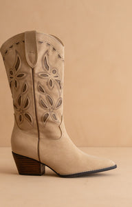 Zinnia - Laser Cut Western Boots