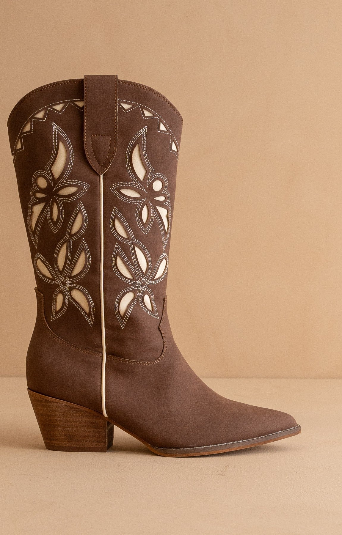 Zinnia - Laser Cut Western Boots