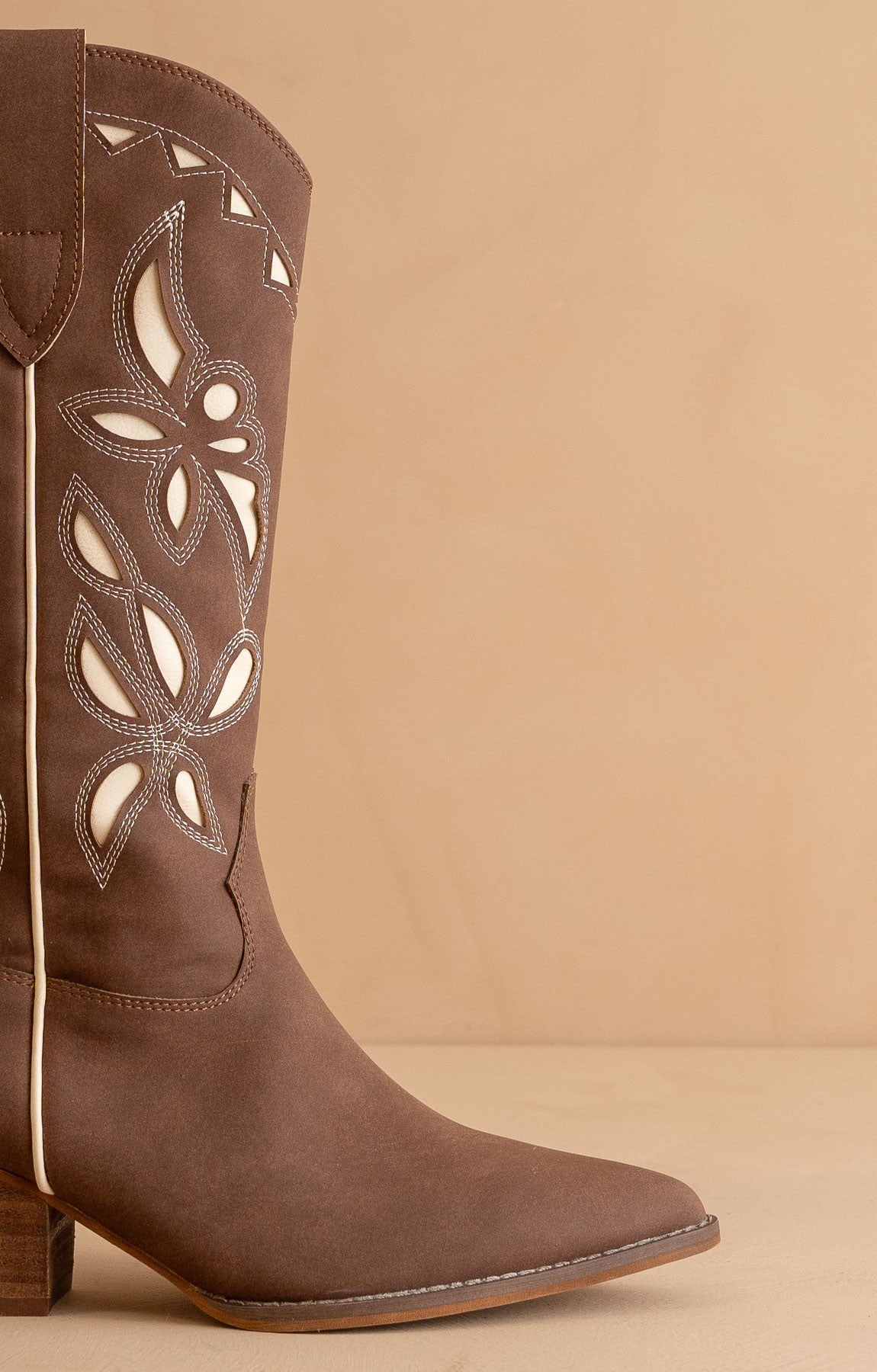 Zinnia - Laser Cut Western Boots