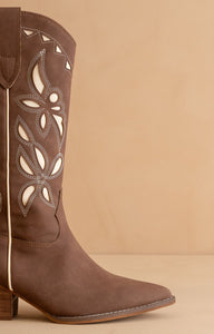 Zinnia - Laser Cut Western Boots