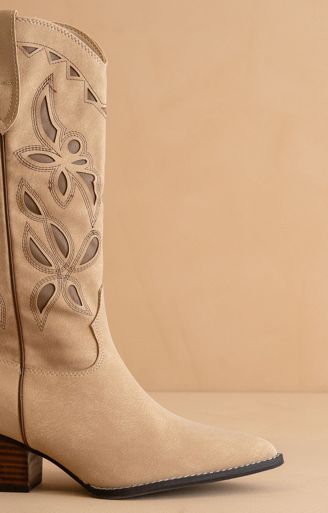 Zinnia - Laser Cut Western Boots