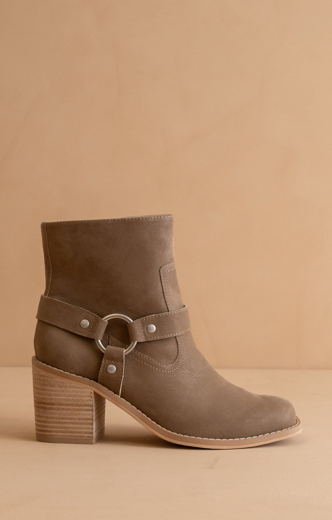 Cameron - Heeled Moto Chelsea Boots