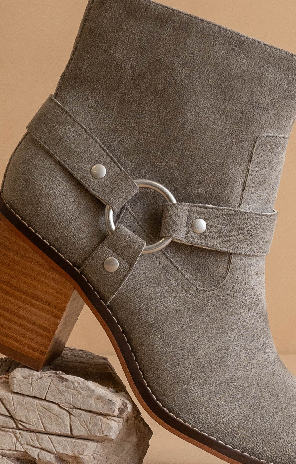 Cameron - Heeled Moto Chelsea Boots