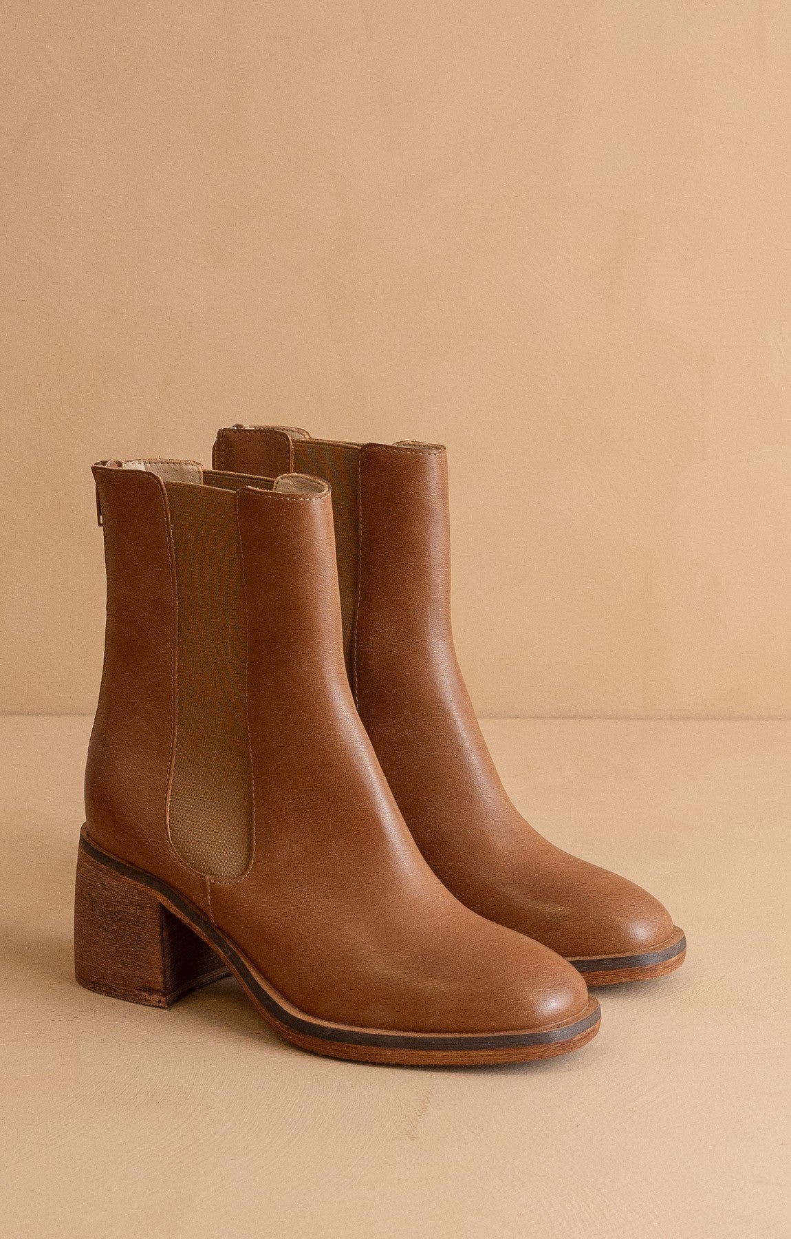 Olivia - Chelsea Heel Boots