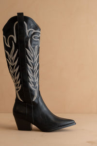 Samara - Embroidered Tall Boot