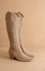 Samara - Embroidered Tall Boot