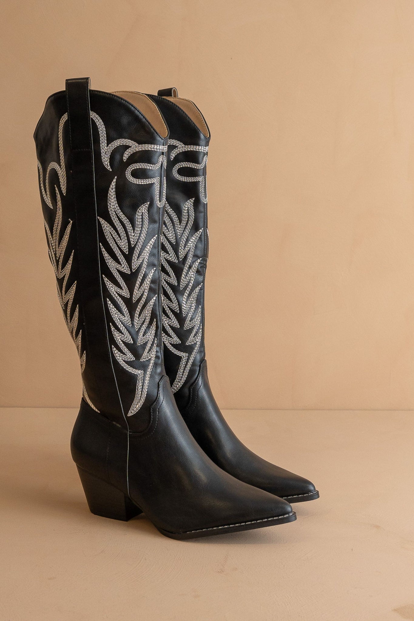 Samara - Embroidered Tall Boot