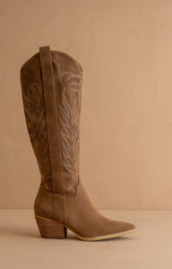 Samara - Embroidered Tall Boot