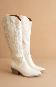 Samara - Embroidered Tall Boot