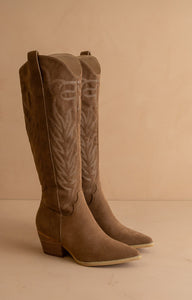 Samara - Embroidered Tall Boot