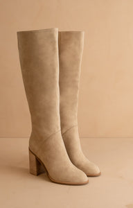 Shiloh - Knee High Block Heel Boots