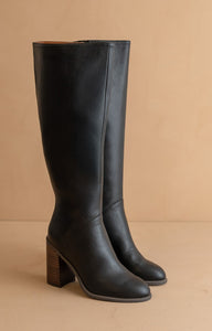 Shiloh - Knee High Block Heel Boots