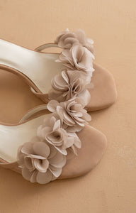 Noor - Romantic Petal Detail Heels