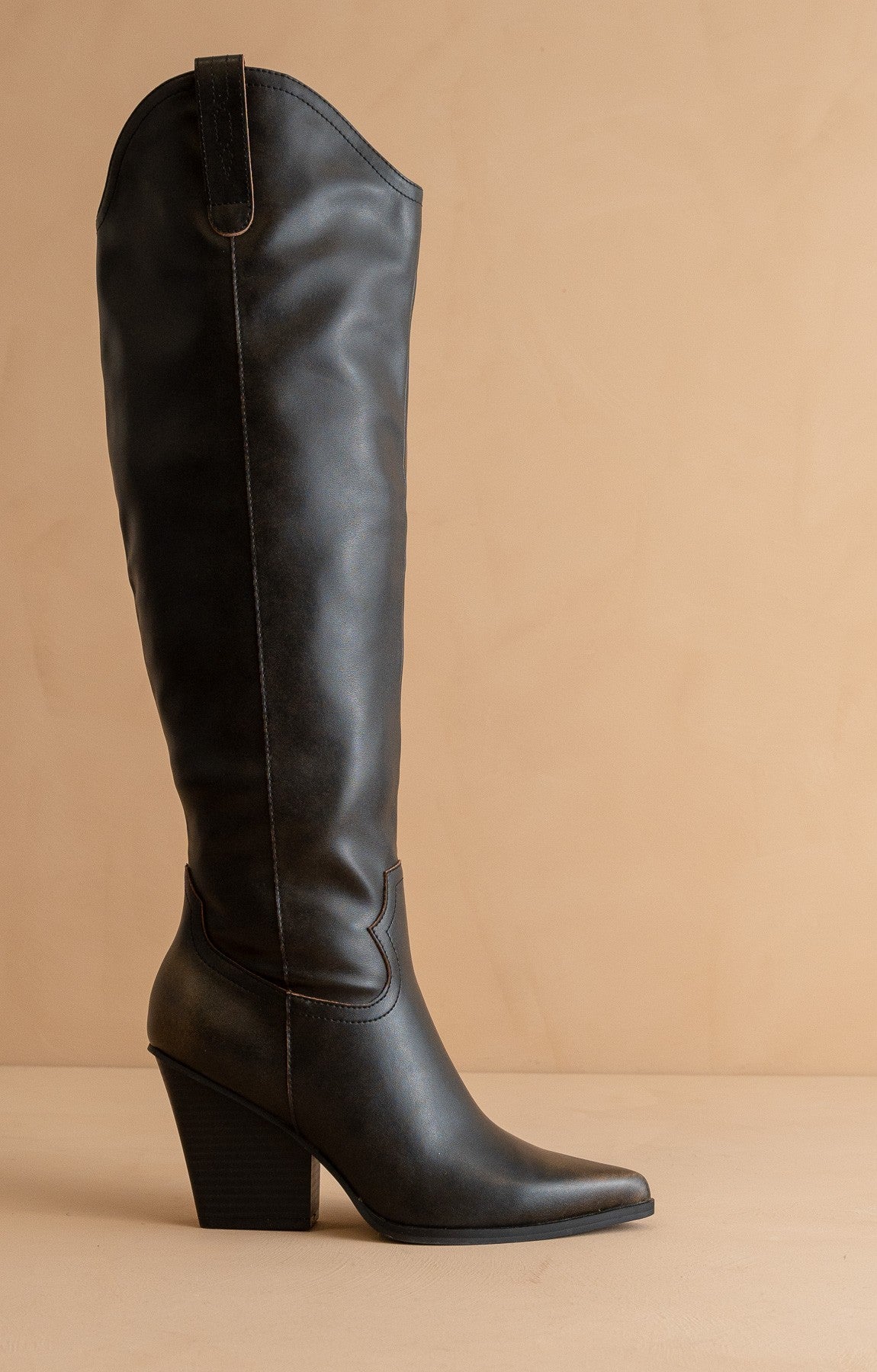 The Barcelona - Knee High Western Boots