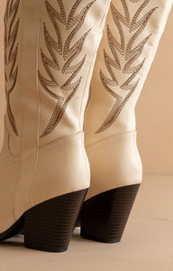 Bronco - Knee-High Embroidered Boots