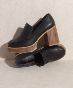 Hannah - Platform Penny Loafers