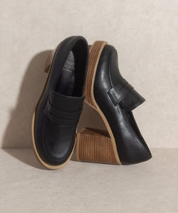 Hannah - Platform Penny Loafers