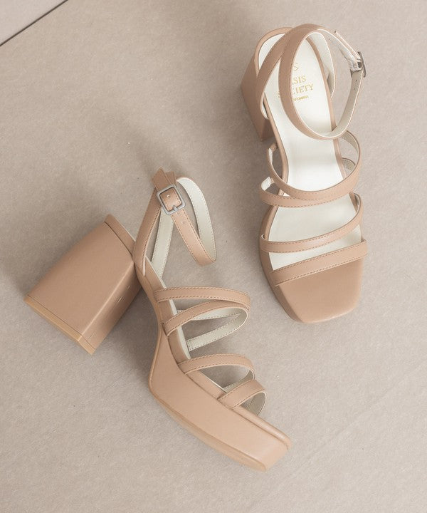 Talia - Strappy platform heel