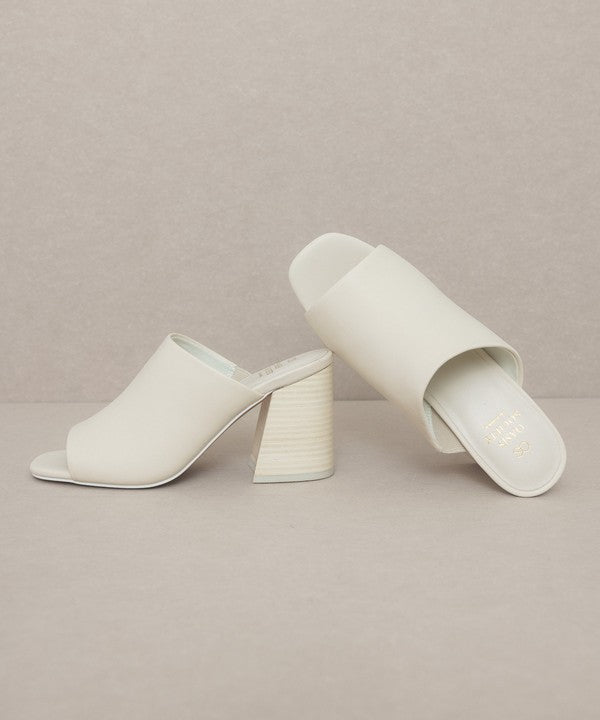 Kathleen - Block Heel Slides