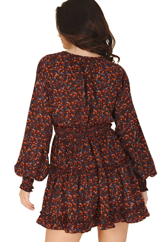 Ditsy floral mini dress - The Lelia